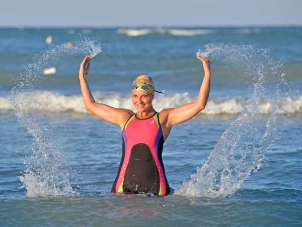 Monica Priore di nuovo sullo Stretto di Messina a nuoto