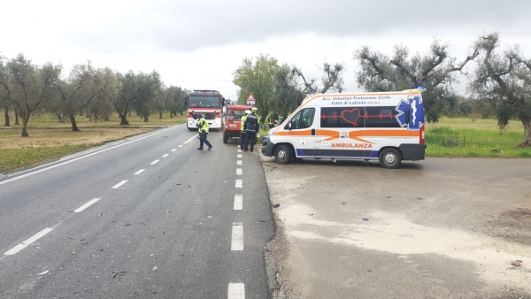 Incidente sulla provinciale Mesagne-Torre. Un ferito grave