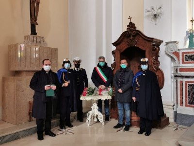 Per la festa di San Sebastiano, Sindaco e vigili in Chiesa Madre per onorare la ricorrenza