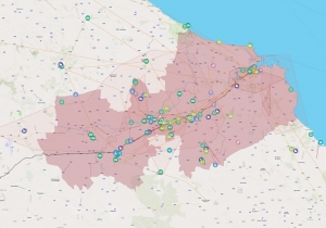 Mappa i luoghi del cuore del paesaggio della piana brindisina