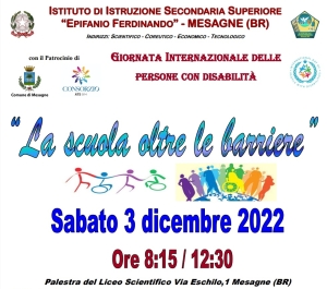 Giornata internazionale della disabilità al Ferdinando di Mesagne